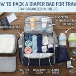how to pack a diaper bag for travel