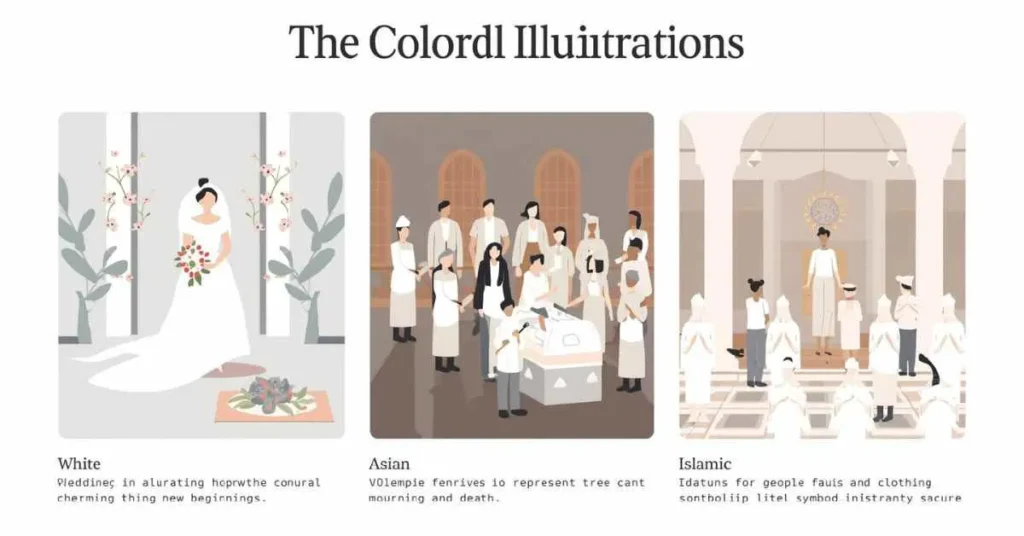 Symbolism of the color white in different cultures