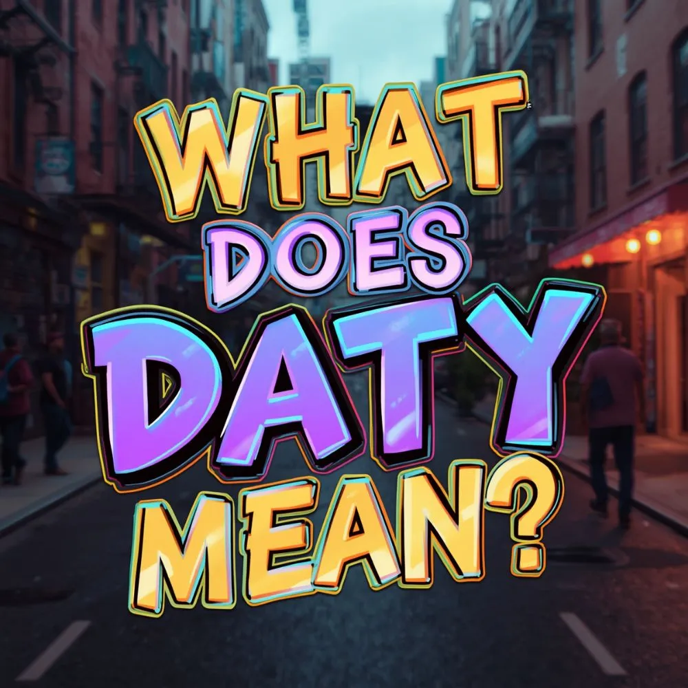 DATY Slang Meaning
