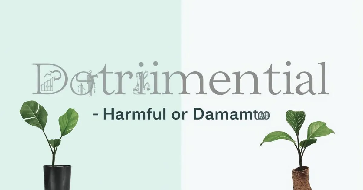 detrimental meaning graphic