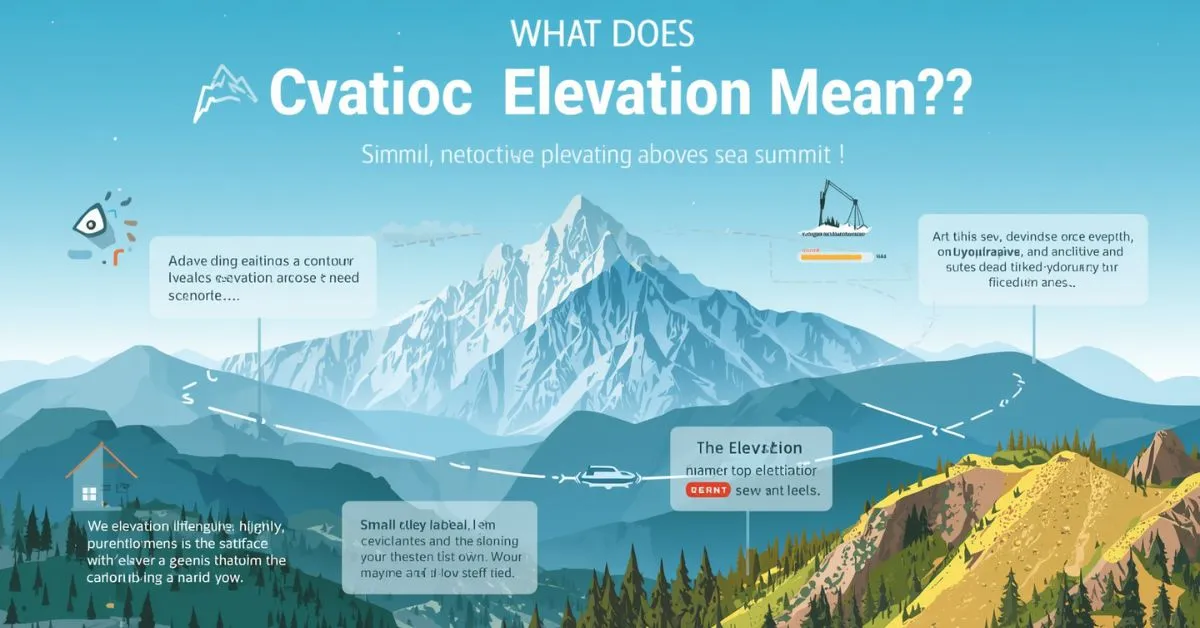 elevation meaning map graphic