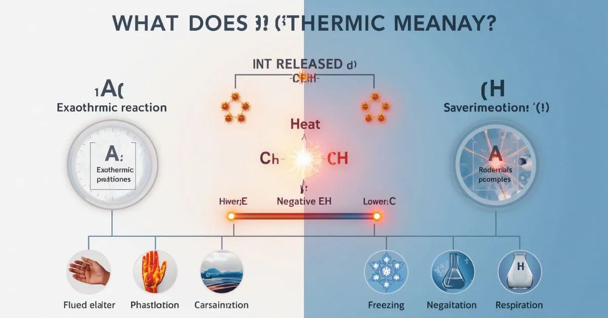 Exothermic reaction chart