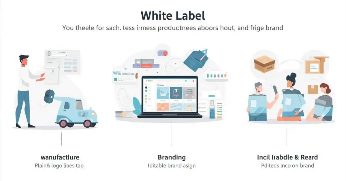 White label business model illustration