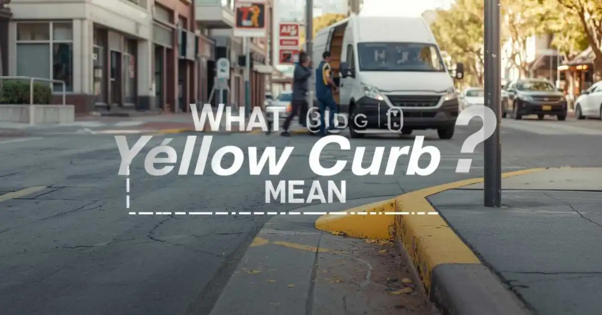 Yellow curb parking rule