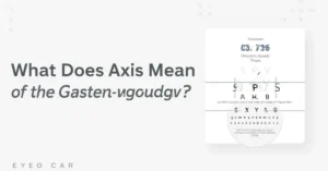 Axis on eye prescription chart