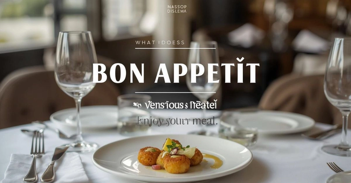 Bon appétit meaning image