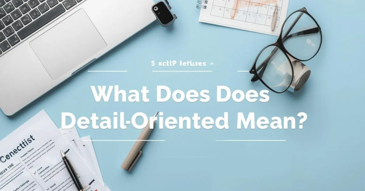 Professional workspace showing careful review and attention to detail