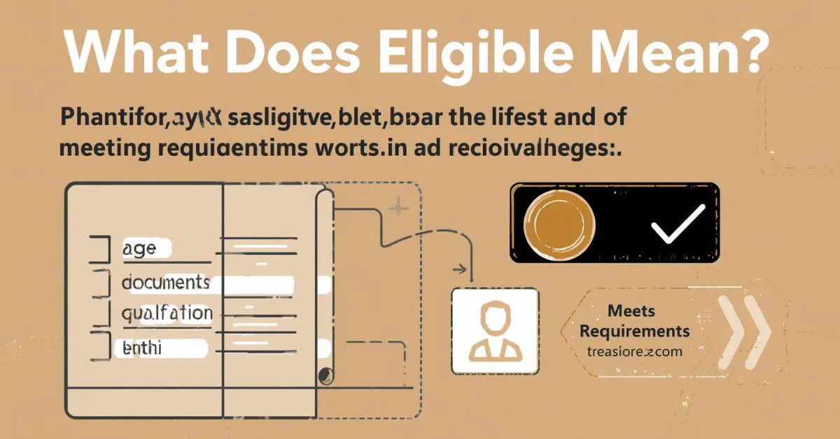 Eligible meaning visual guide