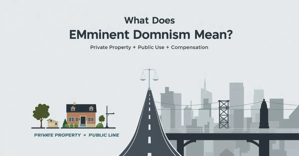 eminent domain meaning illustration