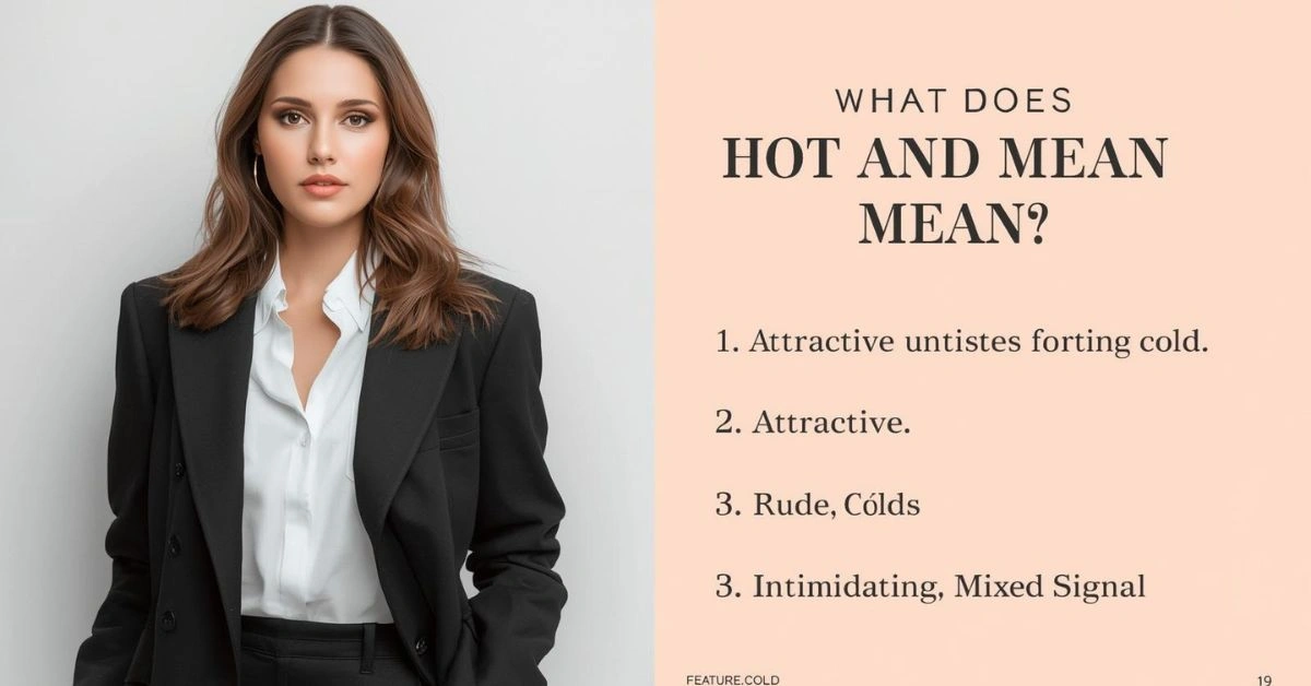 Hot and mean meaning graphic