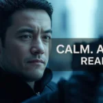 Calm alert person under pressure