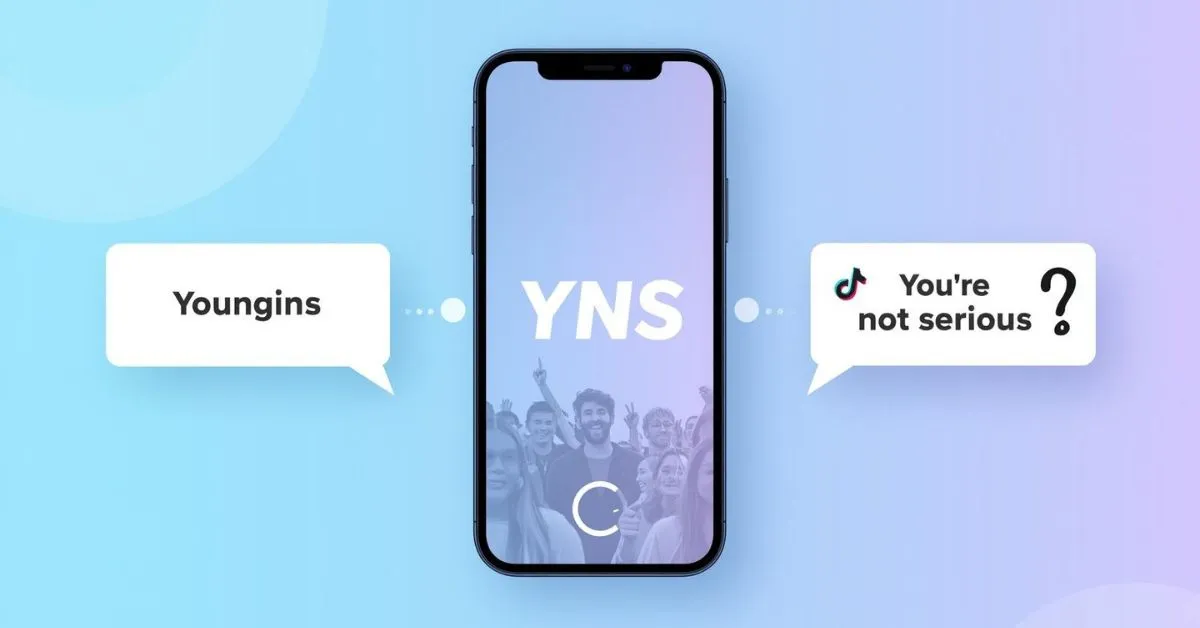 YNS meaning on TikTok graphic