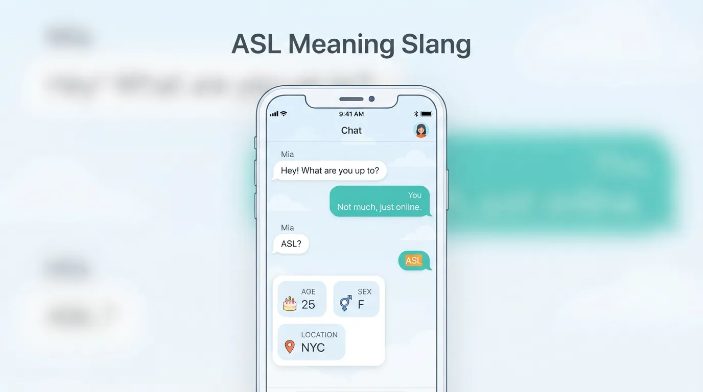 ASL Meaning Slang