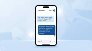 KMS Meaning in Text